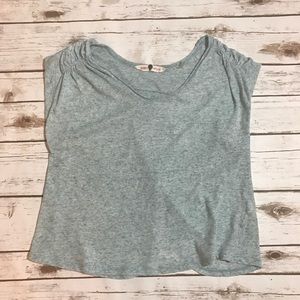Rebecca Taylor Light Blue T Shirt Top Size Small